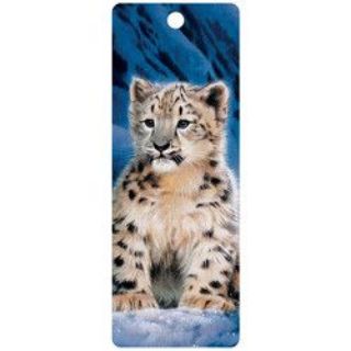 Obrázek z Záložka 3D 15,5x5,7cm - sněžný leopard (25) 